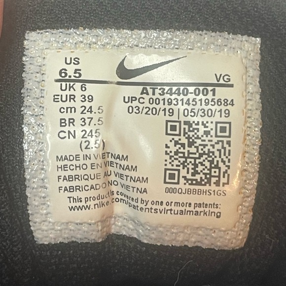 Nike Force Zoom Trout Baseball Cleats Black/White AT3440-001 Mens Size: 6.5 - Picture 2 of 14